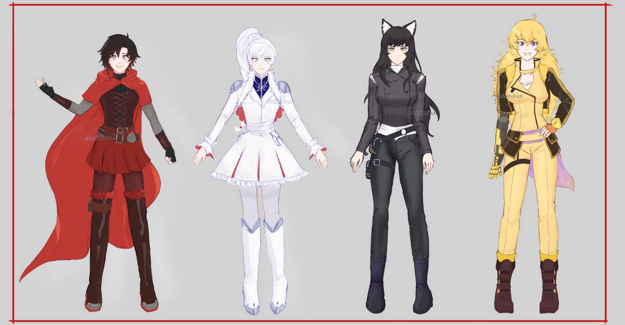 RWBY Volume 7 Redesign by Seshirukun on DeviantArt