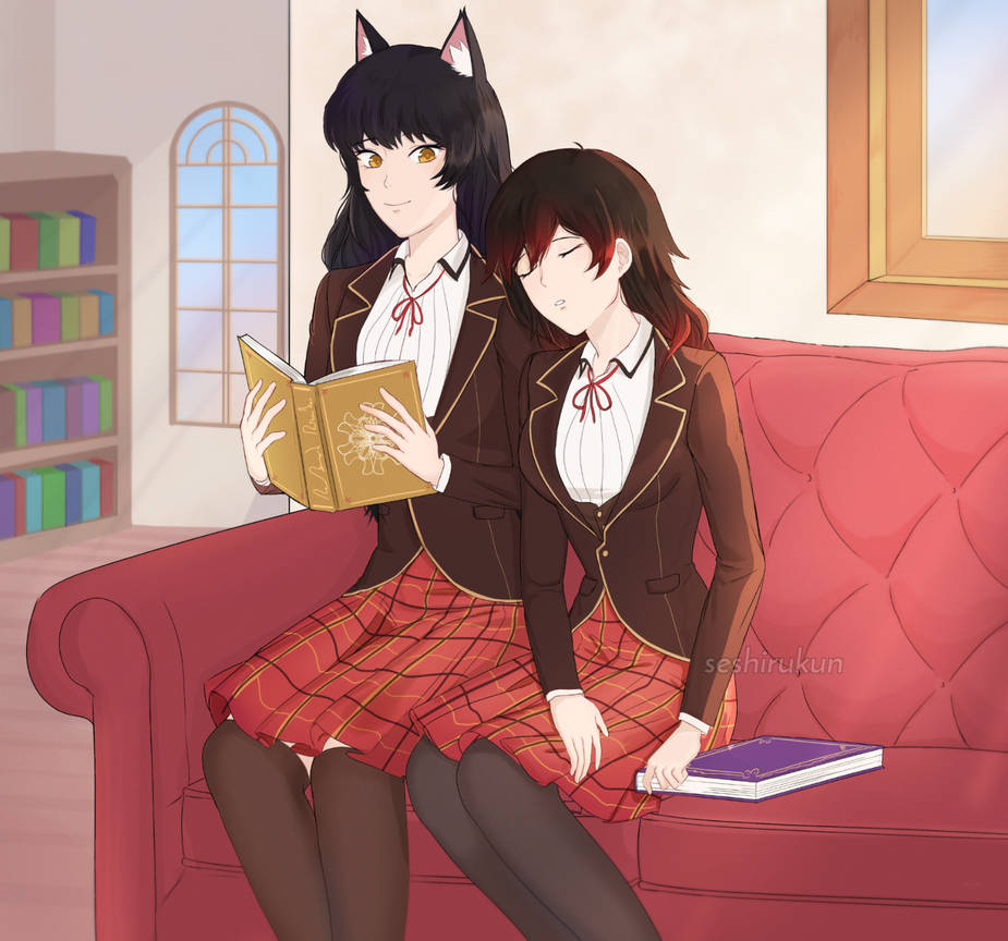 Older Ruby and Blake (RWBY CM) by Seshirukun on DeviantArt