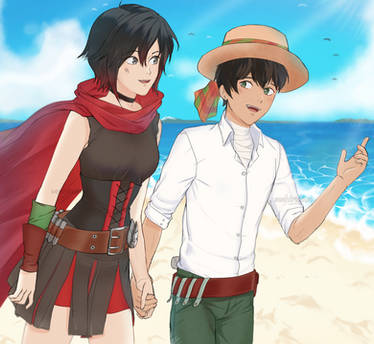 Beach Rosegarden (RWBY)