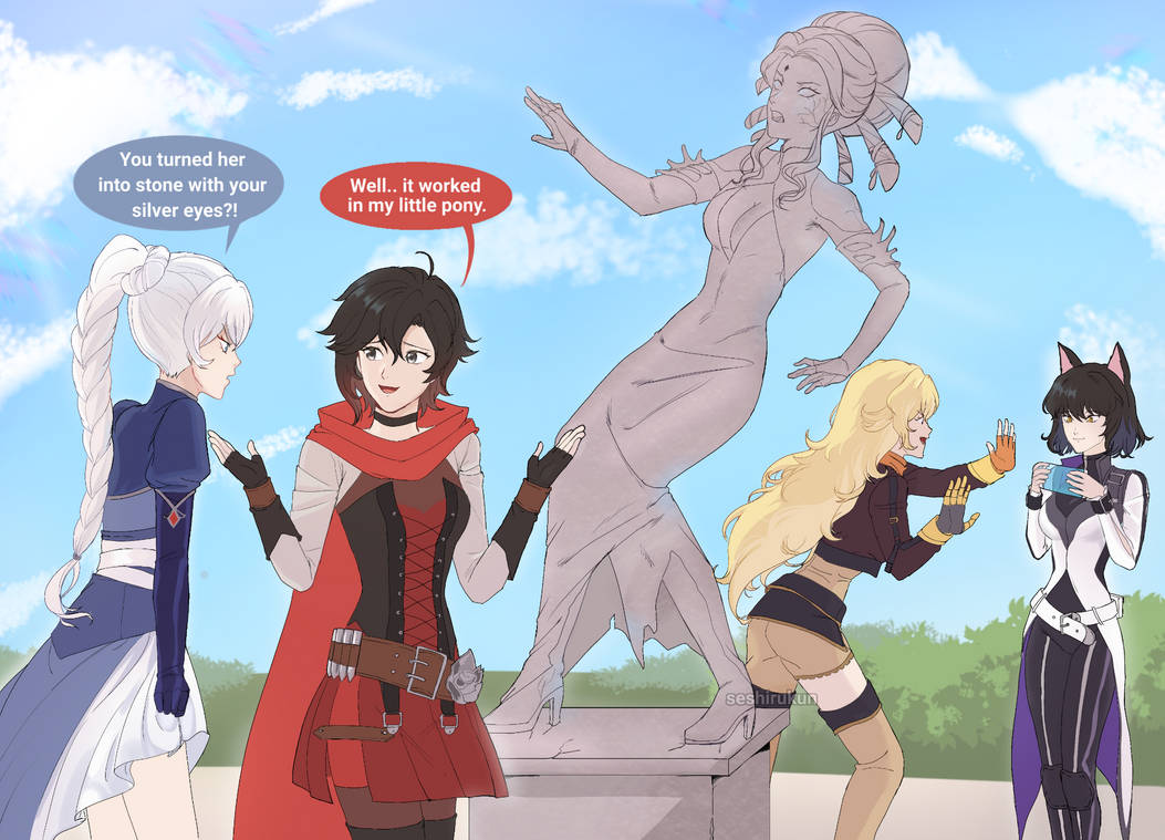 Blake's Volume 7 Outfit (Rwby) by Seshirukun on DeviantArt Blake's Volume 7 Outfit (Rwby) by Seshirukun on DeviantArt