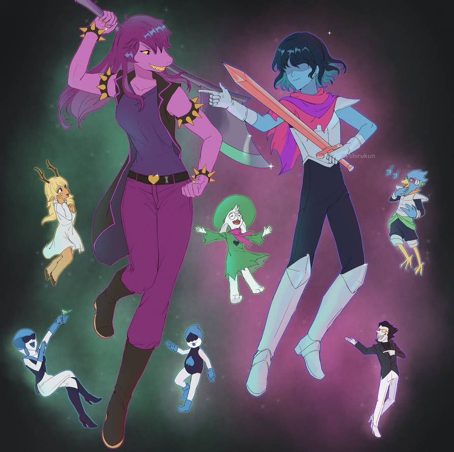 Deltarune chapter 2 by Seshirukun on DeviantArt