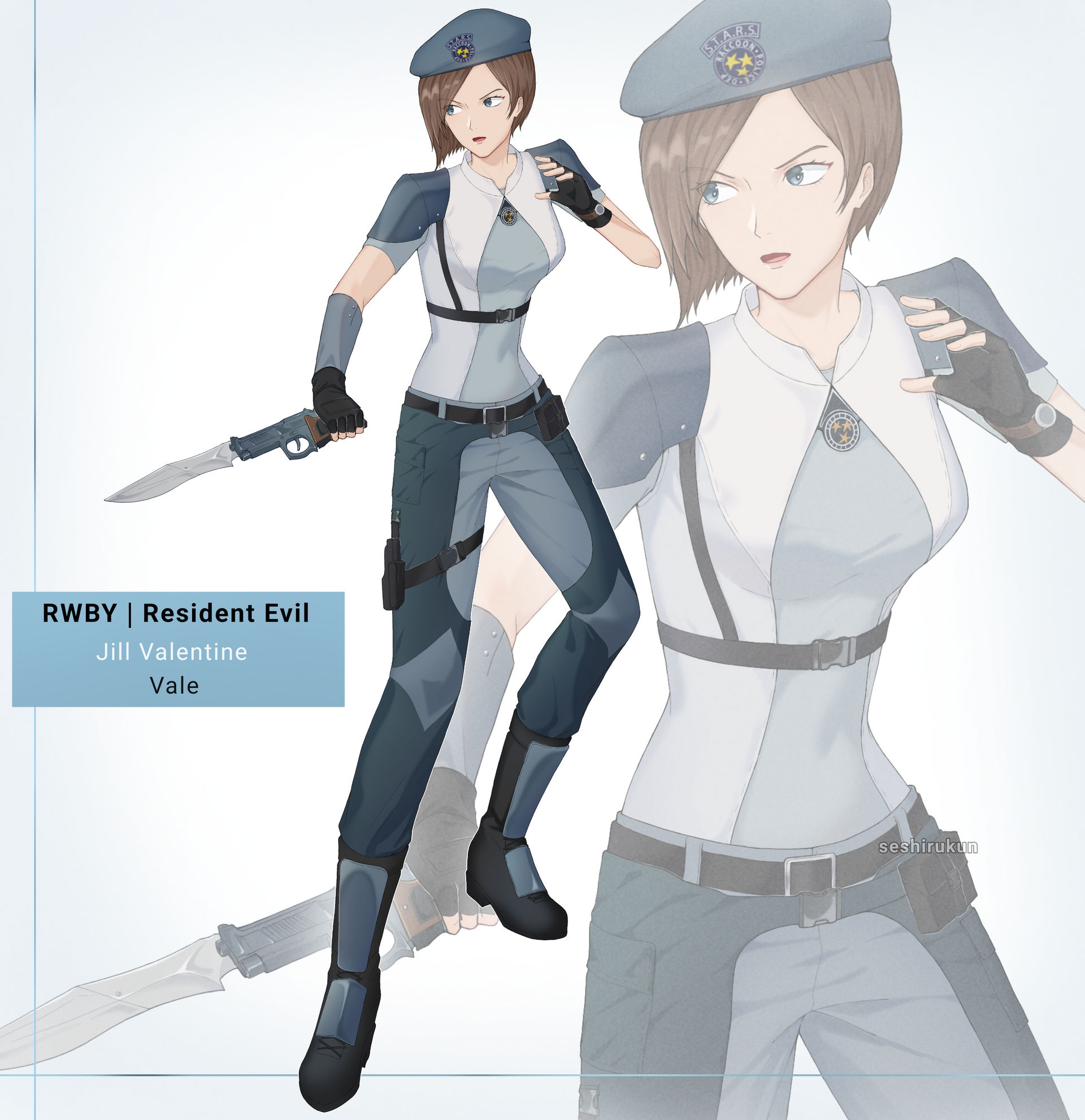 Evil Rwby Jill Valentine Resident Evil / RWBY Vale by Seshirukun on DeviantArt