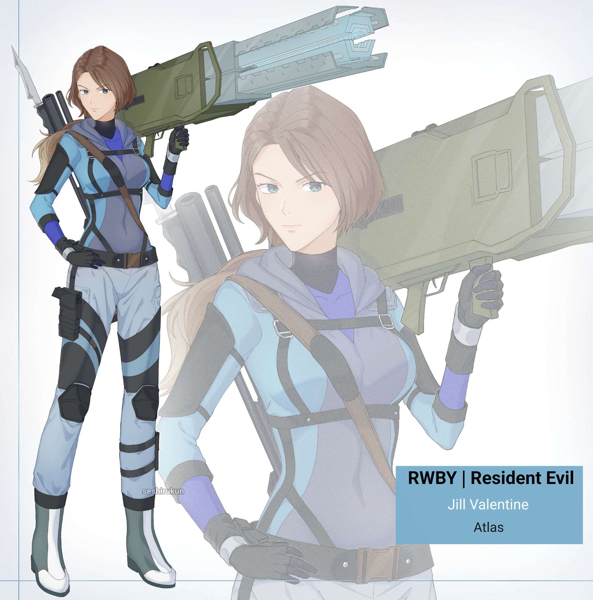 Evil Rwby Jill Valentine Resident Evil / RWBY Atlas by Seshirukun on DeviantArt