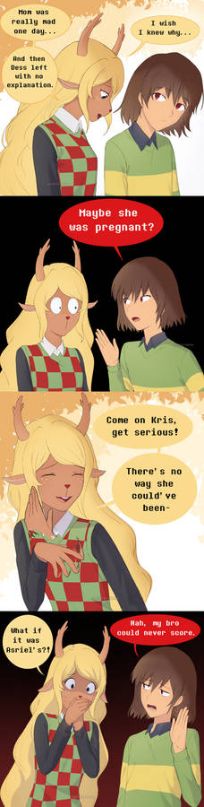 Dess situation Deltarune comic