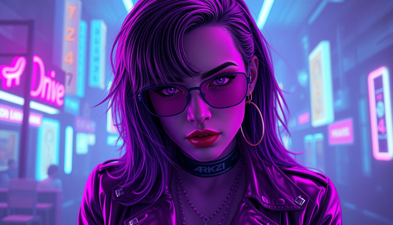 Daria Morgendorfer 80s Miami version