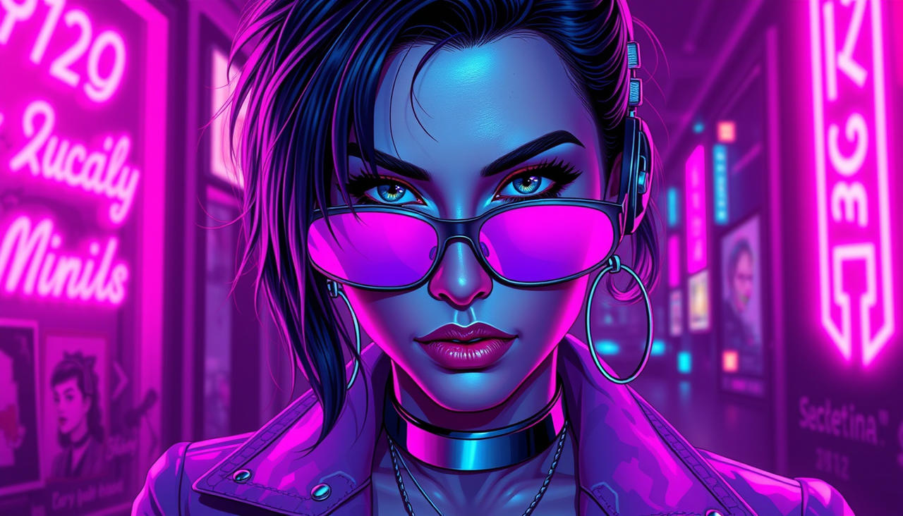 Daria Morgendorfer 80s Miami version