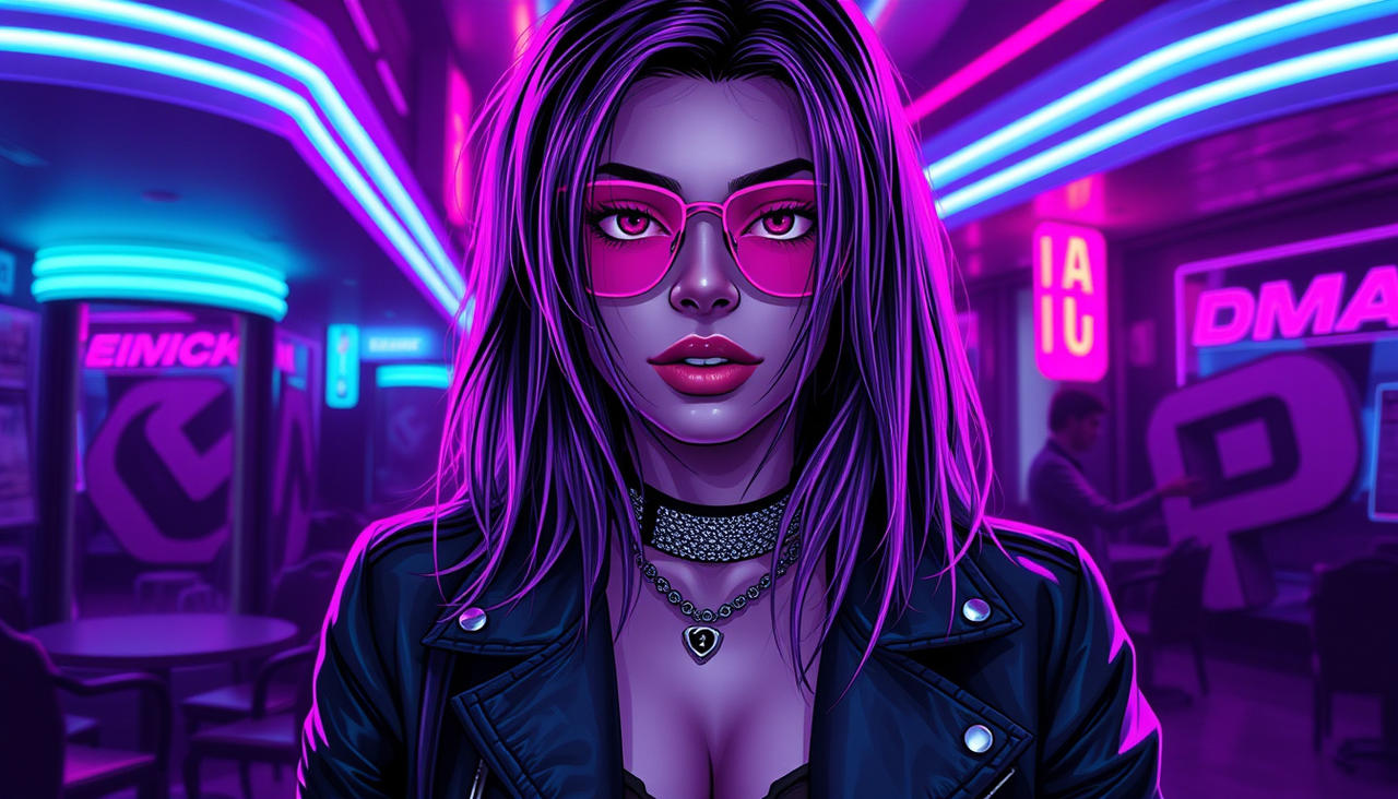 Daria Morgendorfer 80s Miami version