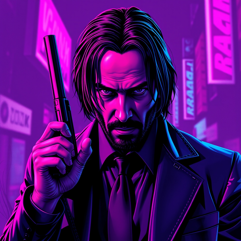 John Wick 80's version