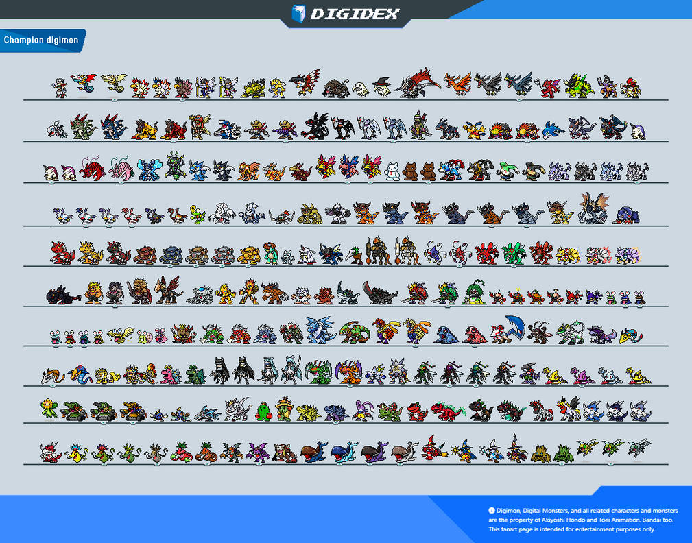 Digidex Champion Digimon by SergioGranSol on DeviantArt