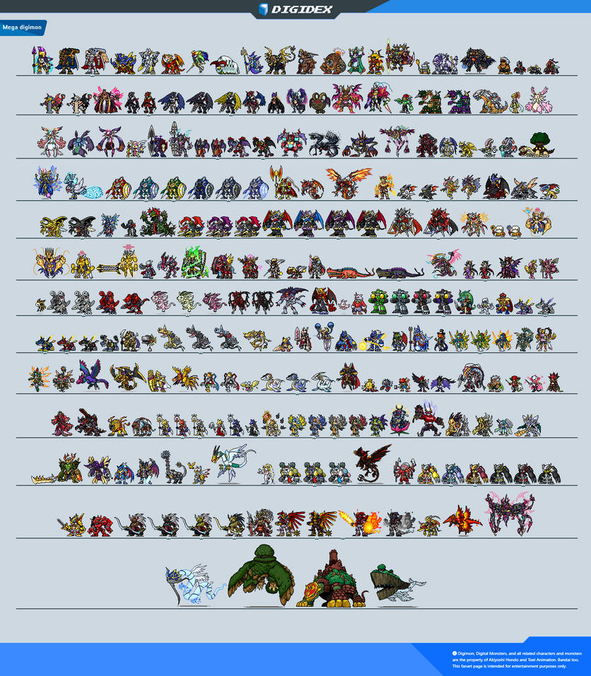Digidex Mega Digimon by SergioGranSol on DeviantArt