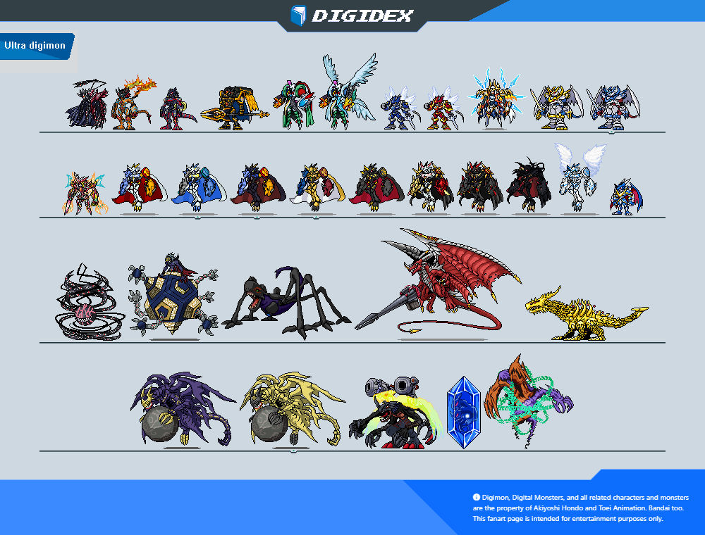 Digidex Ultra Digimon by SergioGranSol on DeviantArt