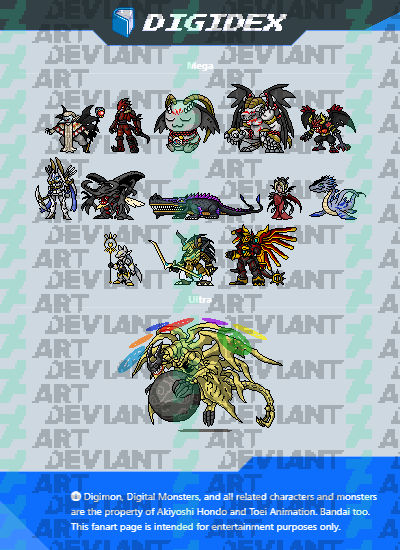 Digidex Variants from Digimon Linkz by SergioGranSol on DeviantArt