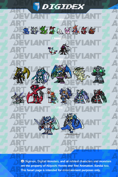 Digidex Variants from Digimon Rumble Arena by SergioGranSol on DeviantArt
