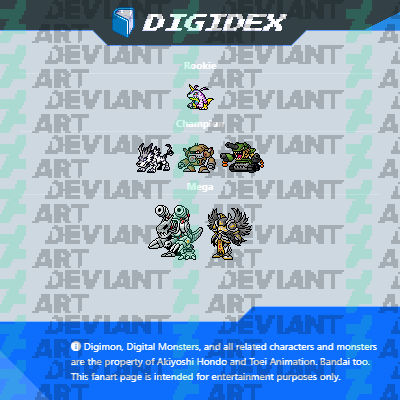 Digidex Variants from Digimon World 2 by SergioGranSol on DeviantArt