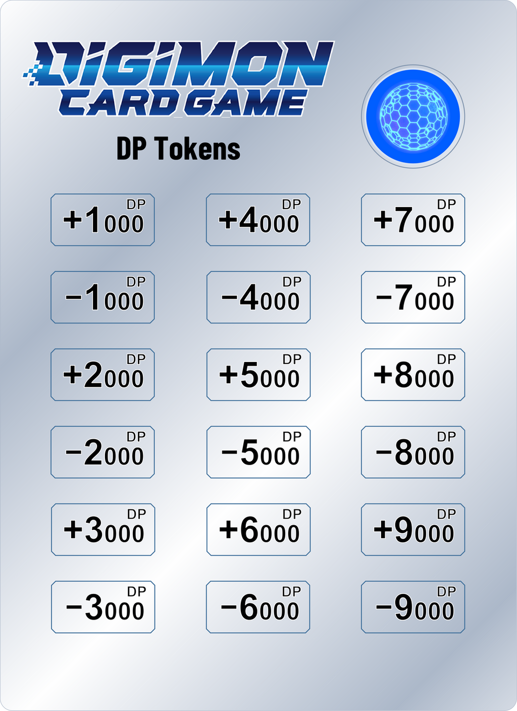 Digimon Token Digimon TCG Acrylic Tokens - DP Tokens by SergioGranSol on DeviantArt