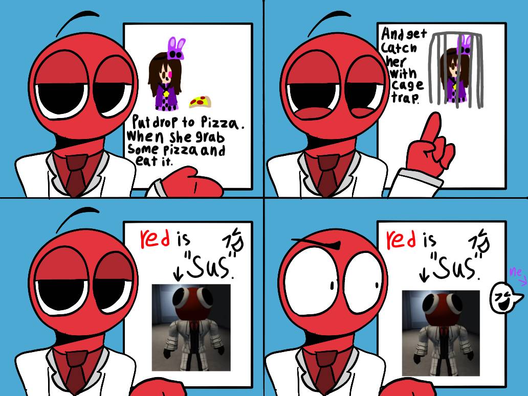 Red's Sus meme by PandaArtPuff on DeviantArt