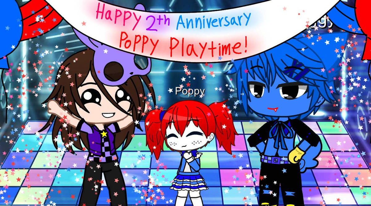 Today is the 2nd anniversary of Poppy Playtime 💕💙✨🥳🎉 How time