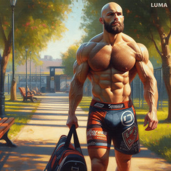 Animation - MMA fighter on the walk from gym