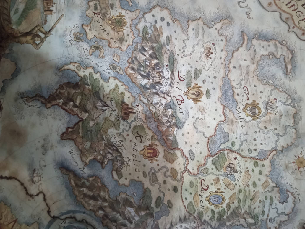 Map of the Human kingdoms by 1228248 on DeviantArt