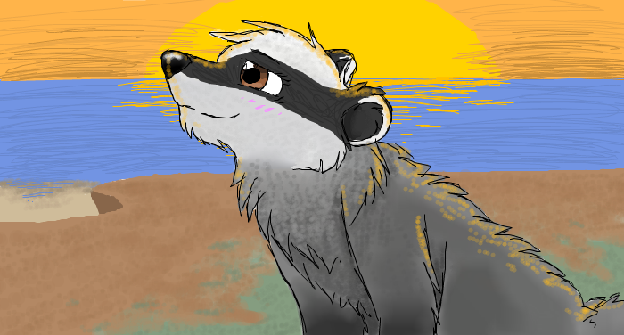 Midnight the Badger by CascadingSerenity on DeviantArt