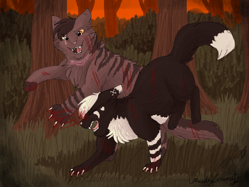 Smokepaw and Nightpaw