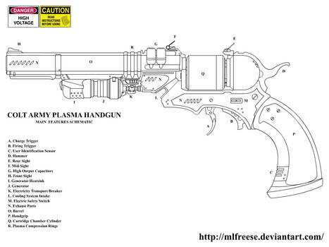 Colt Army Plasma Handgun 