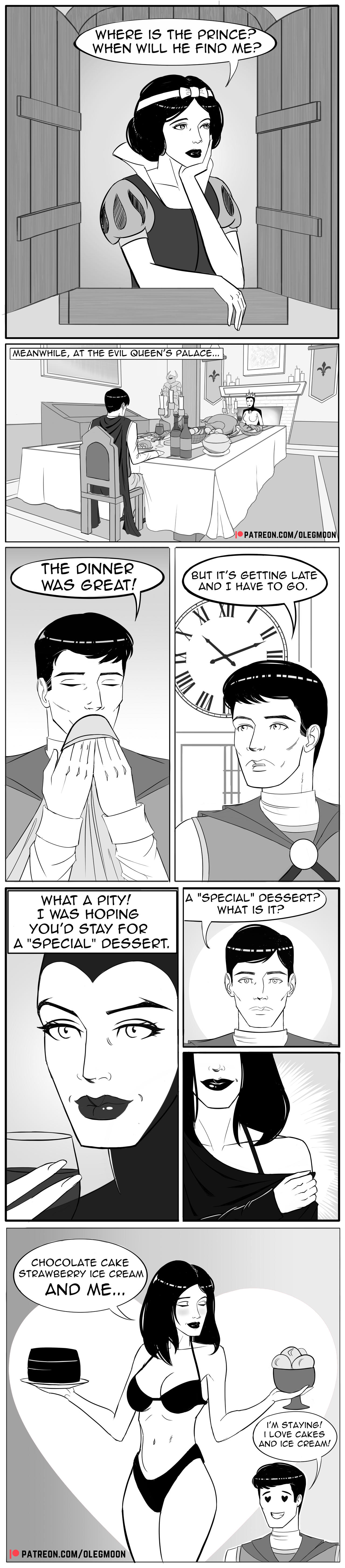 THE EVIL QUEEN AND THE PRINCE (SNOW WHITE) by olegmoon on DeviantArt