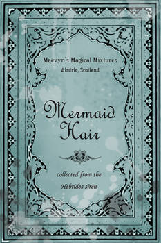 Mermaid Hair Potion Label