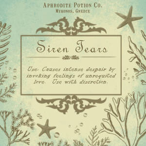 Siren Tears Potion Label