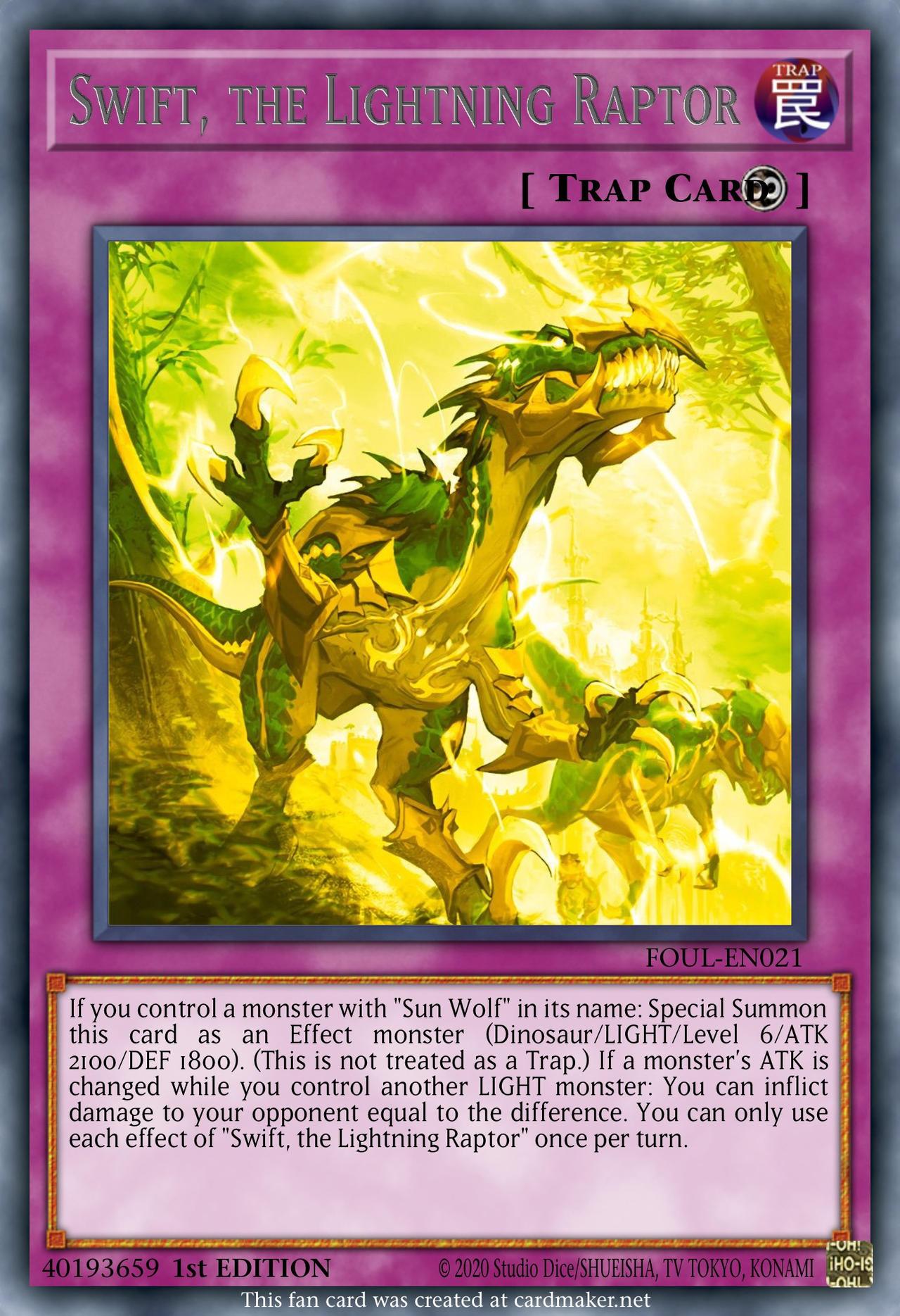 Swift, the Lightning Raptor by dragonking1328 on DeviantArt