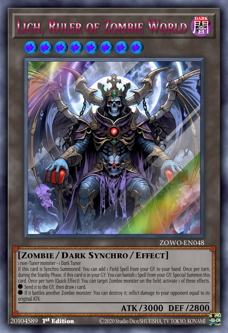 Zombie Ruler Lich, Ruler of Zombie World by dragonking1328 on DeviantArt
