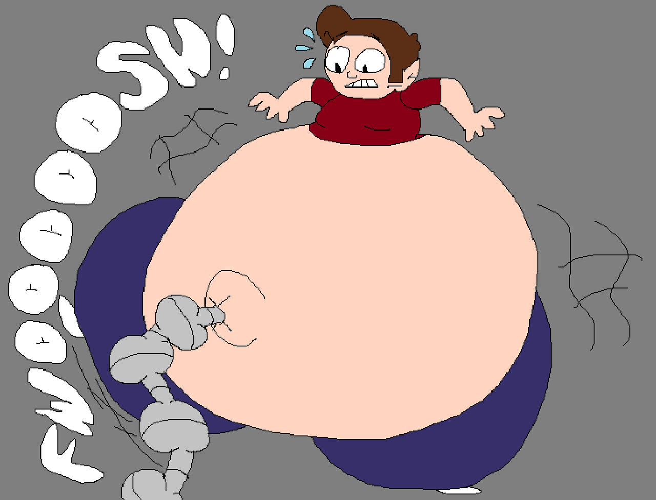 Musical Fat Inflation Bottom heavy inflation by EnigmaFats on DeviantArt