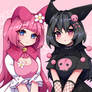 My Melody and Kuromi