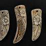 Antler pendants 3