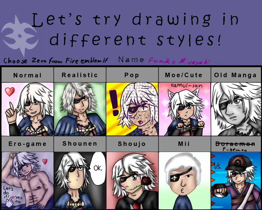 Art style meme: FE Zero/Niles