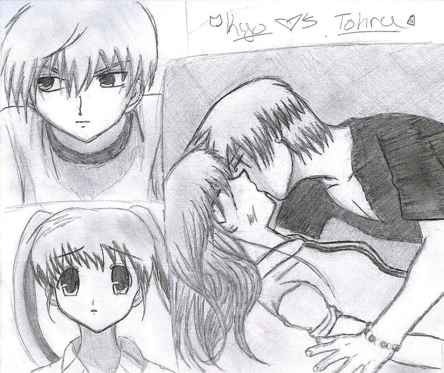 Kyo and Tohru Kiss