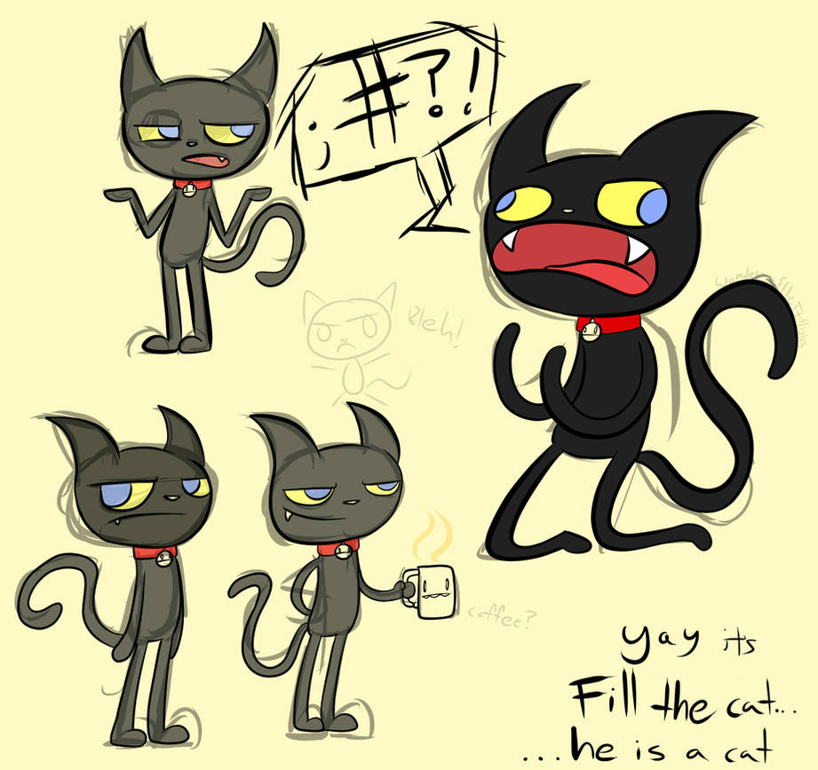 More Fil the freaking random cat character i made by Wonder-Waffle on ...