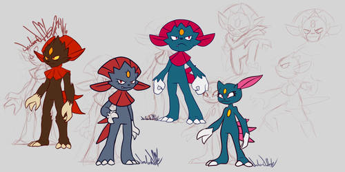 Weaviles and a Sneasel