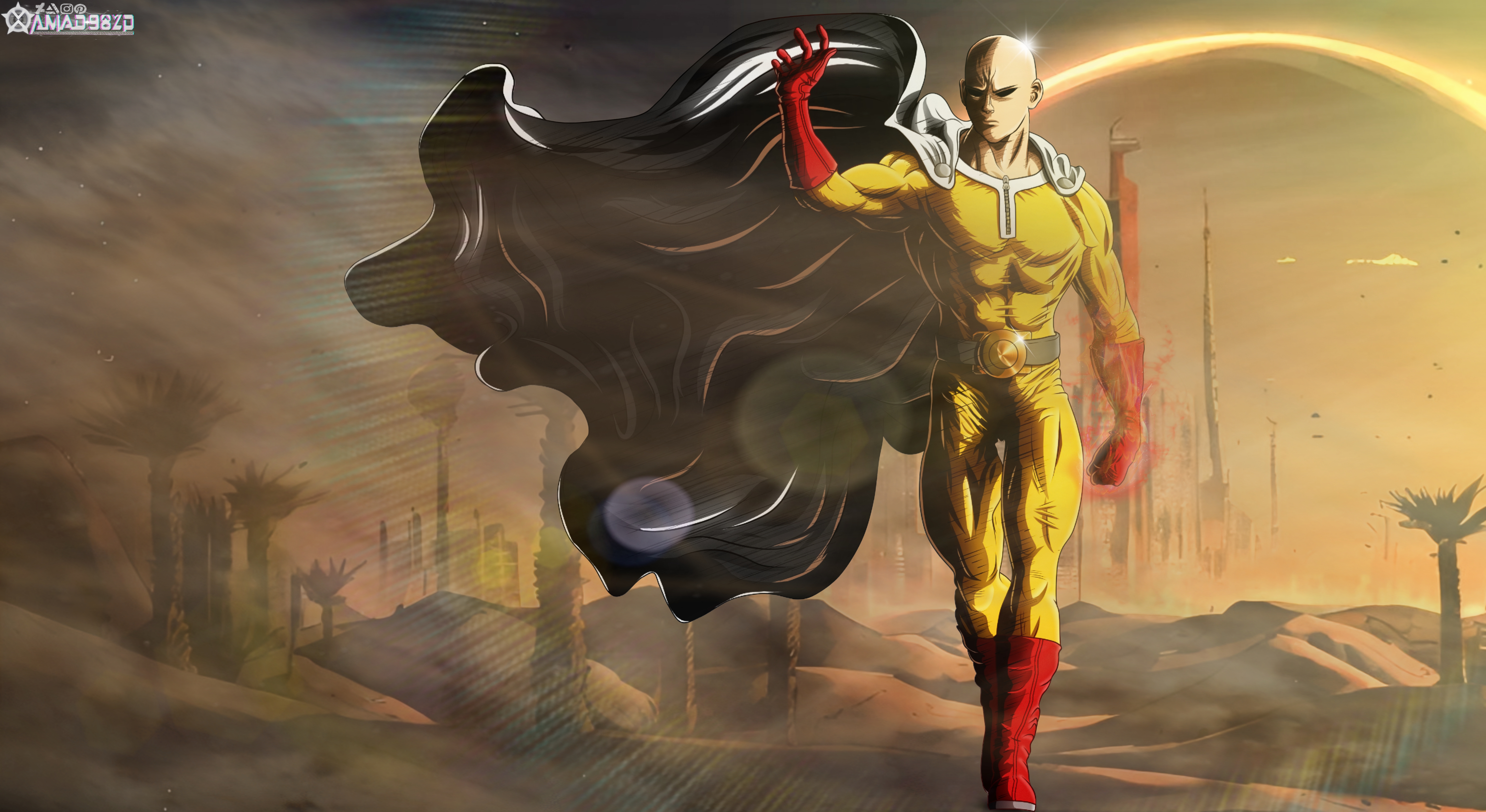 Wallpaper - Saitama One Punch Man by Enara123 on DeviantArt