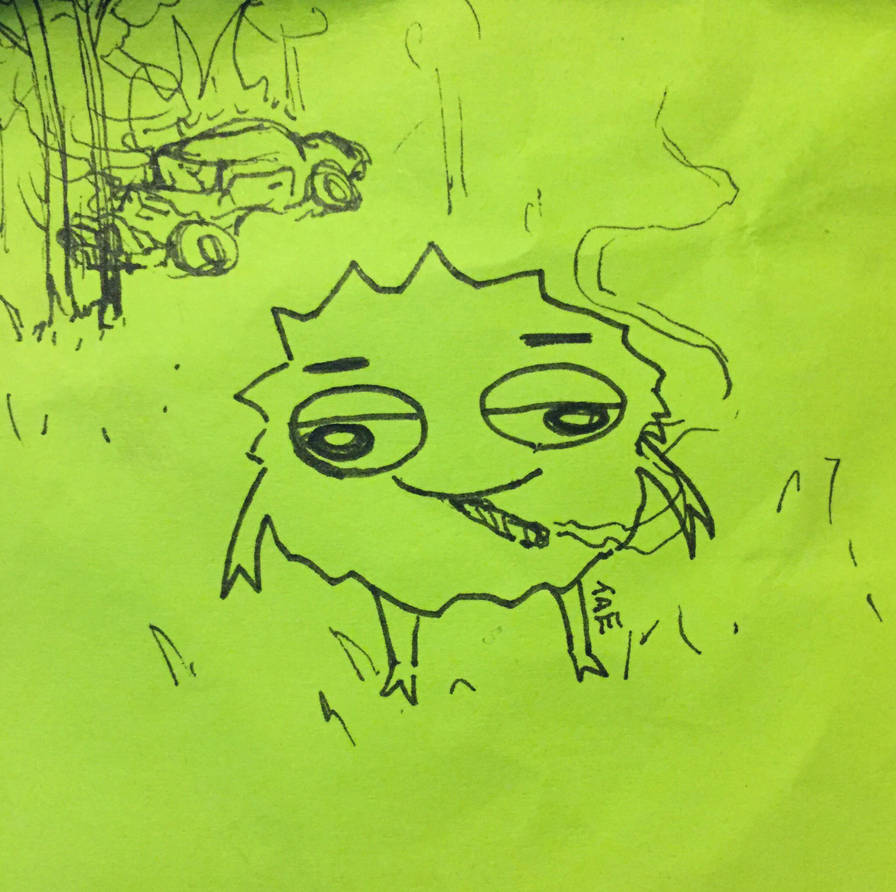 Sticky Note Doodle #7 by TATEGEROUS on DeviantArt