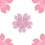 Sakura flower pattern
