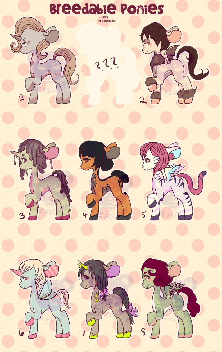 Breeding Ponies - Set 1