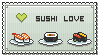 Sushi Love Stamp