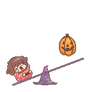 Pumpkin Seesaw