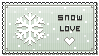 Snow Love Stamp