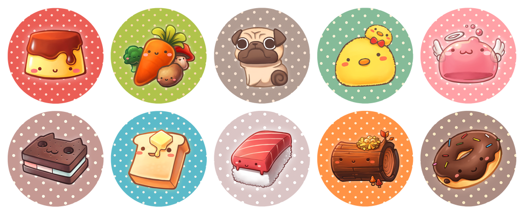 Cute Button Ideas by wangqr on DeviantArt