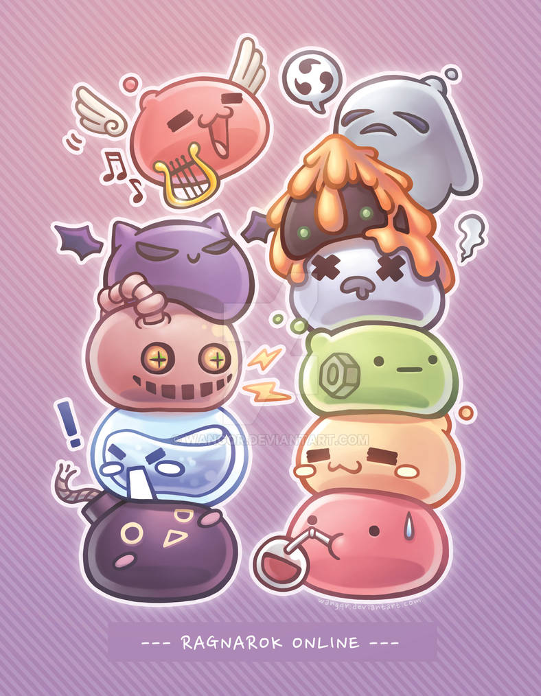 Ragnarok Online - Poring Stacks by wangqr on DeviantArt