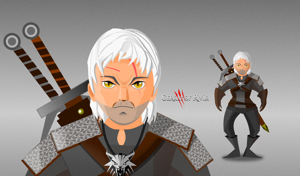 Geralt of Rivia, Witcher 3, animated series. by MarPaw123 on DeviantArt