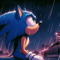 Sonic Crying In The Rain
