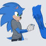 Sonic His Metal Arm Scar